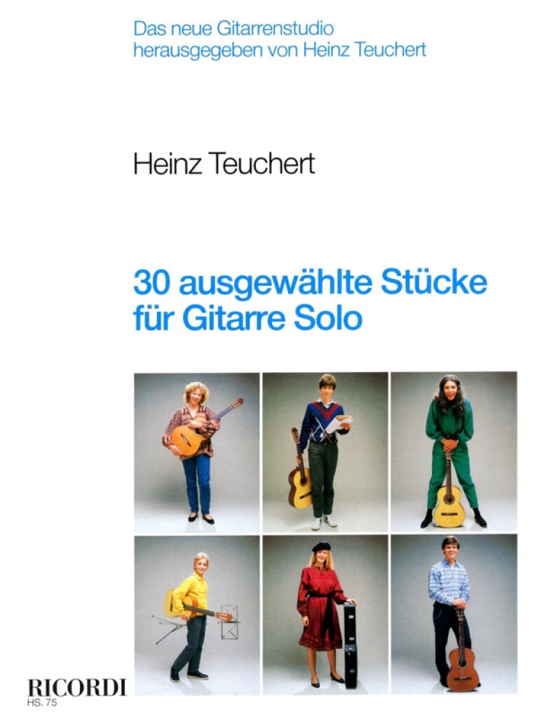 30 ausgewählte Stücke für Gitarre solo